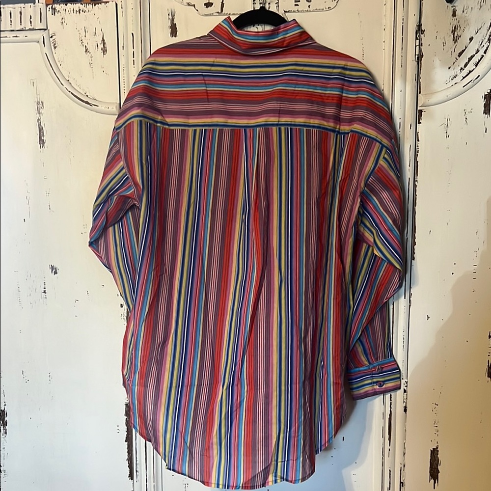 Multicolor Striped Men's Shirt - Picture 6 of 8
